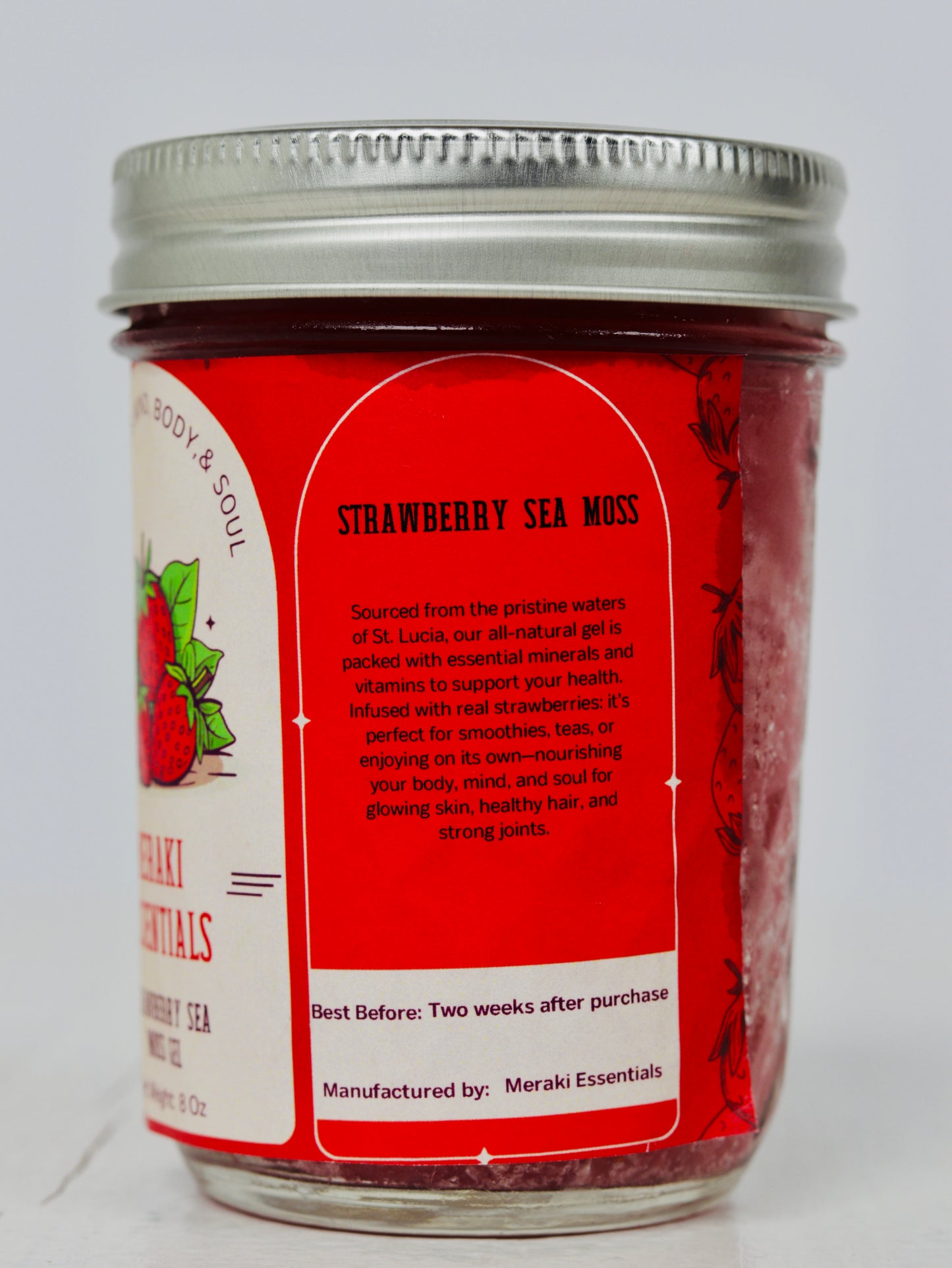 Strawberry Sea Moss Gel