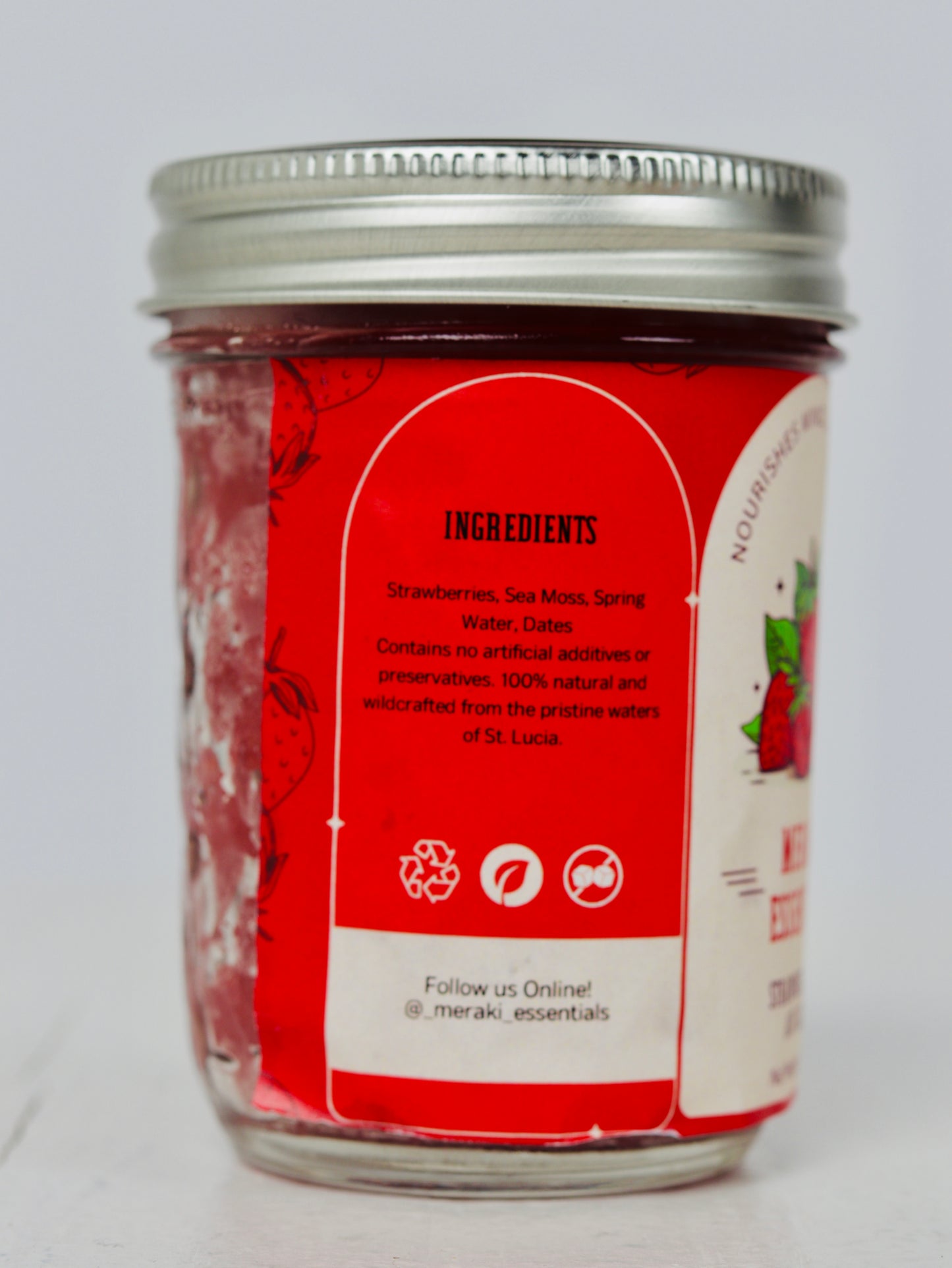 Strawberry Sea Moss Gel